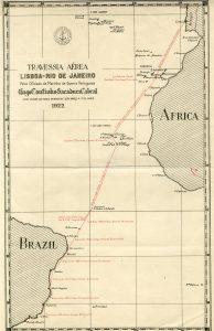 Doc. 12 Mapa da Travessia Aérea Portugal Brasil 15 16