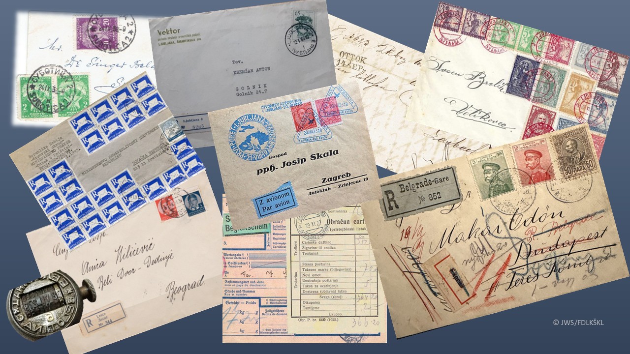 Grafična podlaga slike za pisemsko ovojnico